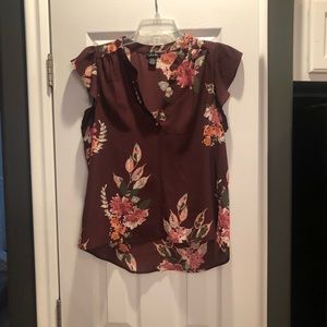 Floral blouse size large
